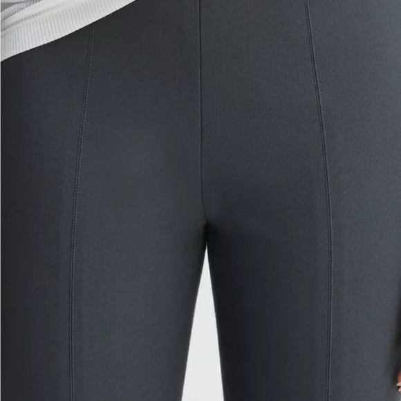 Vince dark gray stitch seam ponte leggings with Wide Waistband SMALL - Picture 7 of 11